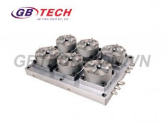 Mâm Kẹp Điện Cực Khí Nén 4 Chấu Kẹp